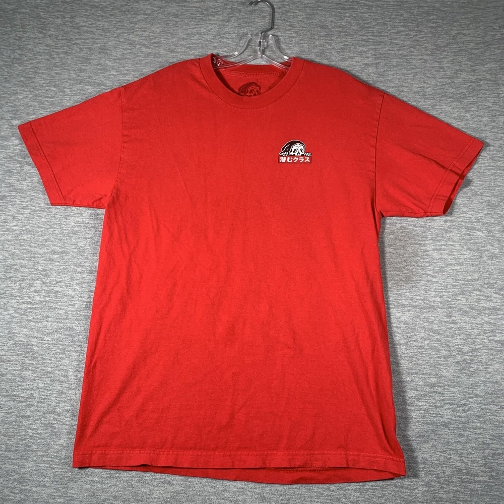 Lurking Class By Sketchy Tank Shirt Mens Large Red Skull Back Graphic Tee